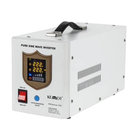 Casă - UPS CU SINUS PUR - 12V / 700W / ALB