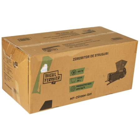 Zdrobitor struguri electric Micul Fermier 0.55kW, cuva 30L, capacitate maxima de productie 1000 Kg/h, cu desciorchinator [4]