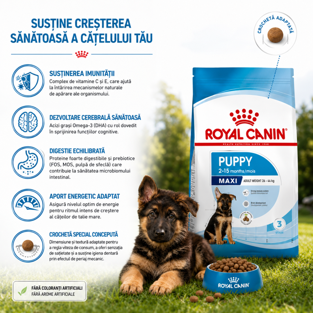 Royal Canin Maxi Puppy 12kg - hrană uscată pentru căței de talie mare [2]
