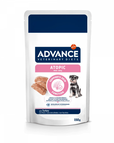 Diete Veterinare Caini - Advance atopic plic cu curcan 150g