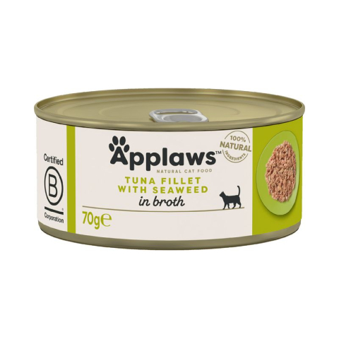 Hrană Umedă Pisici - Applaws Ton cu Alge Marine conserva 70g