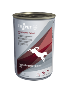 Diete Veterinare Caini - Conserva Hipoalergenica cu curcan pentru caini Trovet TPD 400g