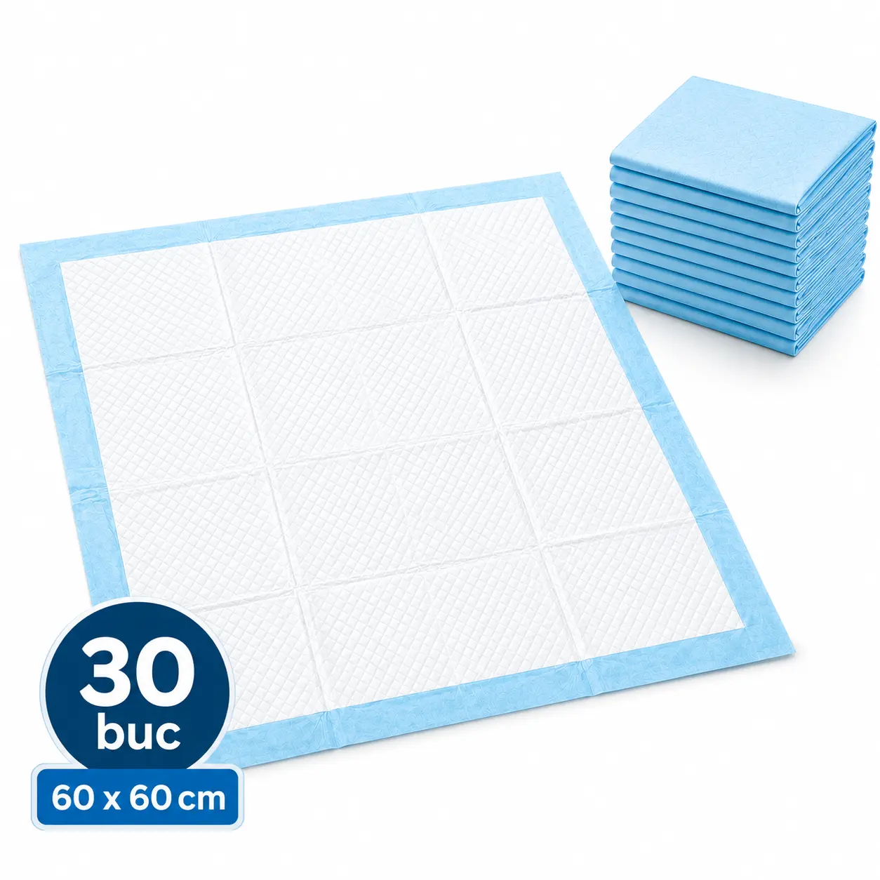 Ingrijire caini - Covorase absorbante pentru catei 60x60cm set 30 GreenPoint