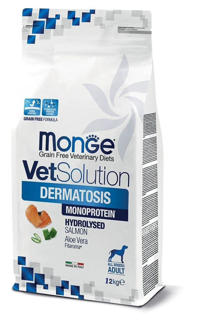 Diete Veterinare Caini - monge-vetsolution-dog-dermatosis-12-kg