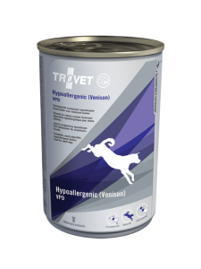 Diete Veterinare Caini - Trovet Dog Hypoallergenic Caprioara conserva 400g