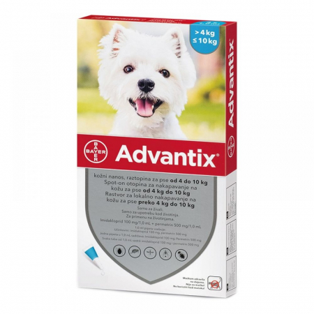 Antiparazitare - Advantix 100 Caini (4-10 kg) x 1 pipeta