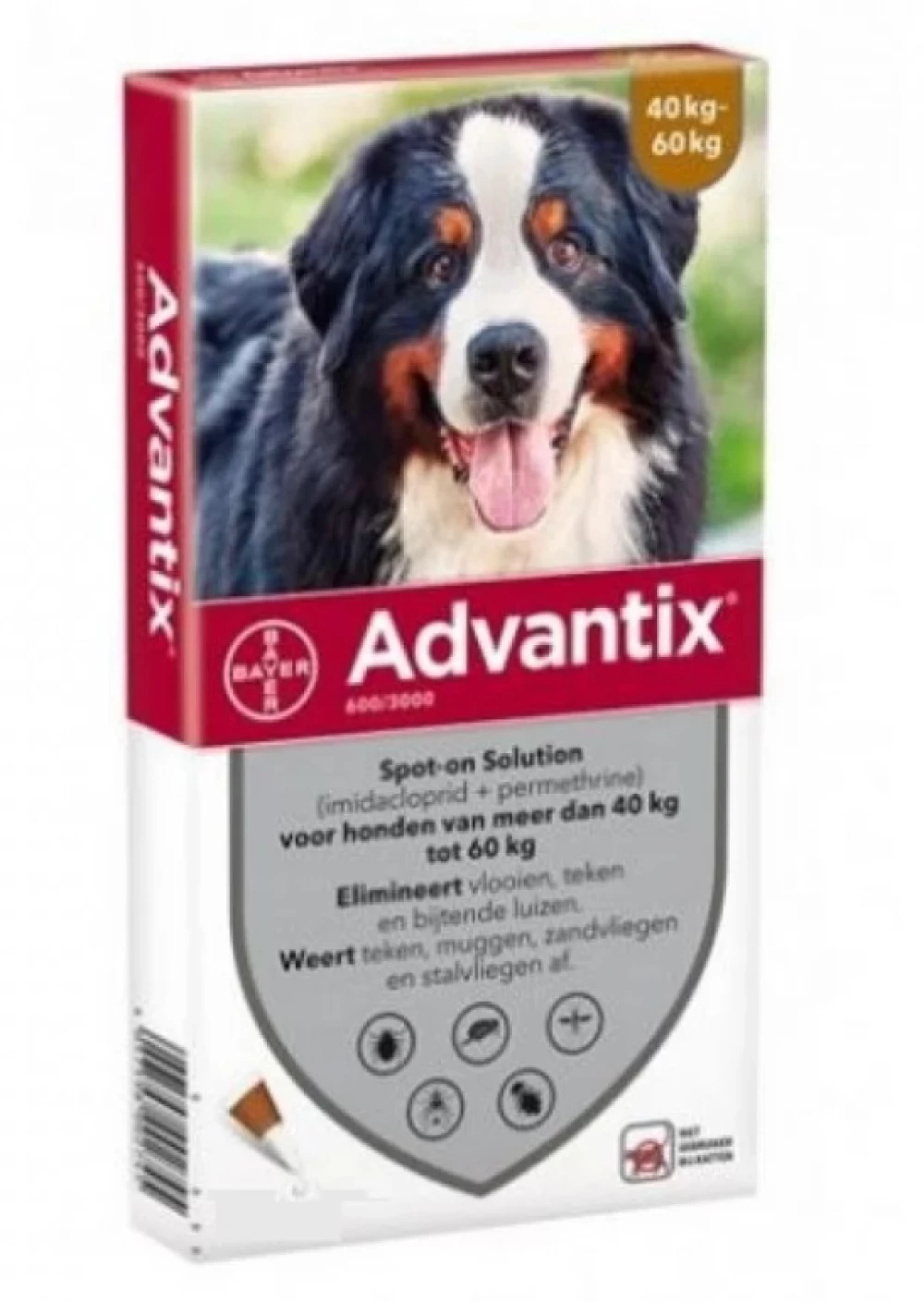 Antiparazitare - Advantix pipeta 40-60 kg pipeta antiparazitara caini