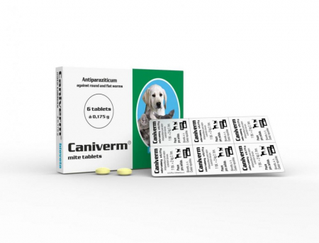 FARMACIE PISICI - Caniverm 0.175g (pisici si caini talie mica), 1 tableta