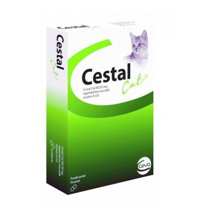 Antiparazitare - Cestal Cat Chew, Antiparazitar Intern Pisici 8 tablete