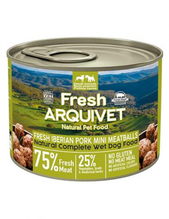 Hrană umedă - CHIFTELUTE MINI CU PORC 200GR 1243