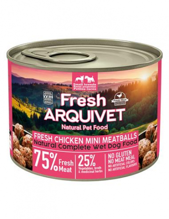 Hrană umedă - CHIFTELUTE MINI CU PUI 200GR 1240