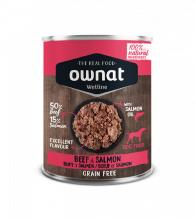 Hrană umedă - CONSERVA CAINE OWNAT VITA & SOMON 395 G