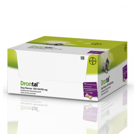 Antiparazitare - Drontal Dog Flavour, 6 tablete