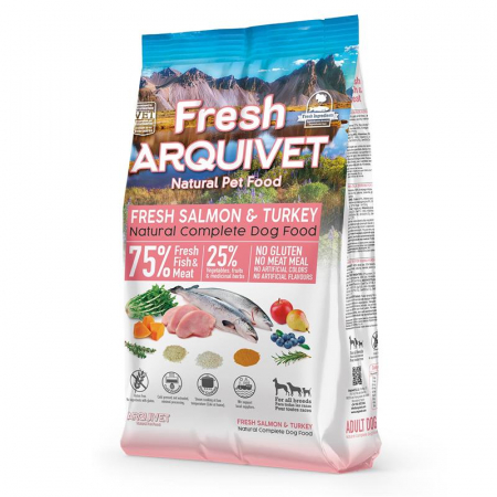 HRANA CÂINI - FRESH SOMON&CURCAN 2.5KG 1262