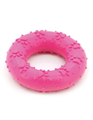 Jucarii pentru Caini - JUCARIE INEL PLASTIC ROZ 3149