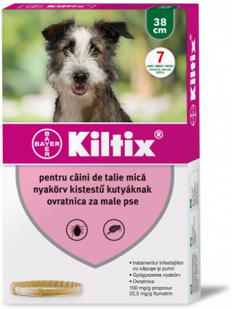 Antiparazitare - Kiltix S Zgarda Antiparazitara Caini, 38 cm