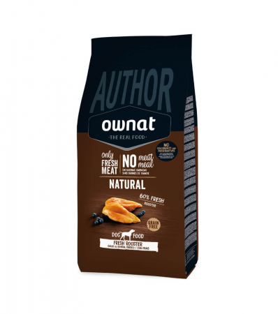 Hrană uscată - OWNAT AUTHOR CARNE DE COCOS  3 KG