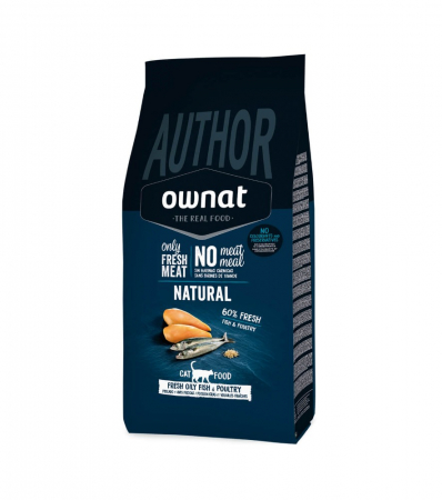 Hrană uscată - OWNAT AUTHOR PESTE PROASPAT & PASARE 3 KG