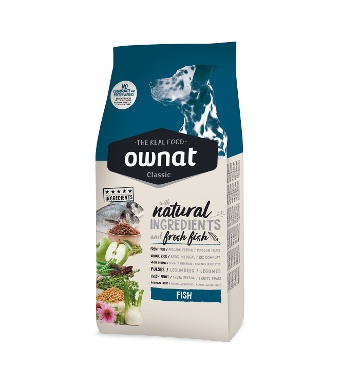 Hrană uscată - OWNAT CLASIC PESTE 20 KG