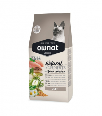 Hrană uscată - OWNAT CLASIC LIGHT CAT 4 KG