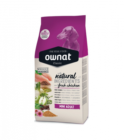 Hrană uscată - OWNAT CLASSIC MINI ADULT 4KG