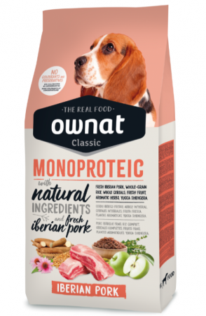 Hrană uscată - OWNAT MONOPROTEIC PORK 4KG