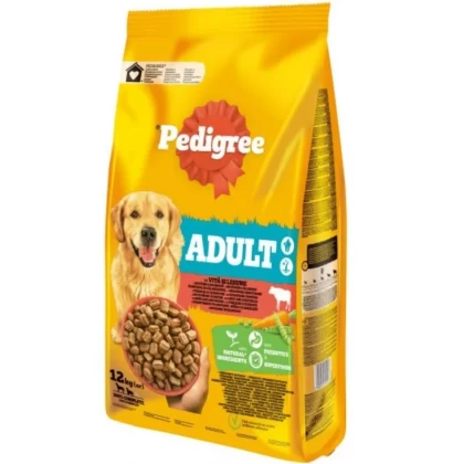 Hrană uscată - Pedigree Adult cu Vita si Legume, 12 kg