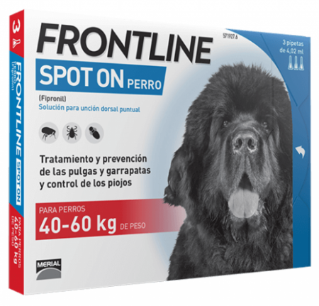 Antiparazitare - Pipete Antiparazitare Caini, Frontline Spot-On Dog XL (>40 kg) x 3 pipete