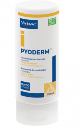 Dermatologice - PYODERM SAMPON CU ACTIUNE ANTIBACTERIANA SI ANTIFUNGICA PENTRU CAINI SI PISICI