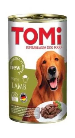 Hrană umedă - Tomi Dog cu miel, 400 g