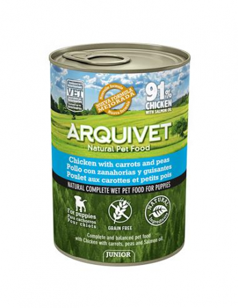 Hrană umedă - WET DOG FOOD JUNIOR PUI 400GR 1160