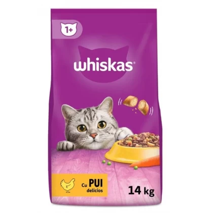 Hrană uscată - Whiskas Adult cu Pui 14 kg