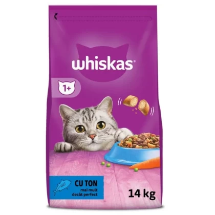 Hrană uscată - Whiskas Adult cu Ton 14 kg