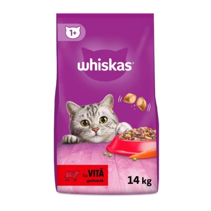 Hrană uscată - Whiskas Adult cu Vita  14 kg