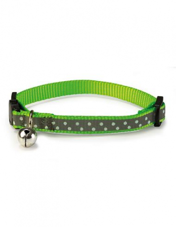 ACCESORII PISICI - ZGARDA PISICA VERDE REFLECTORIZANTA 17590