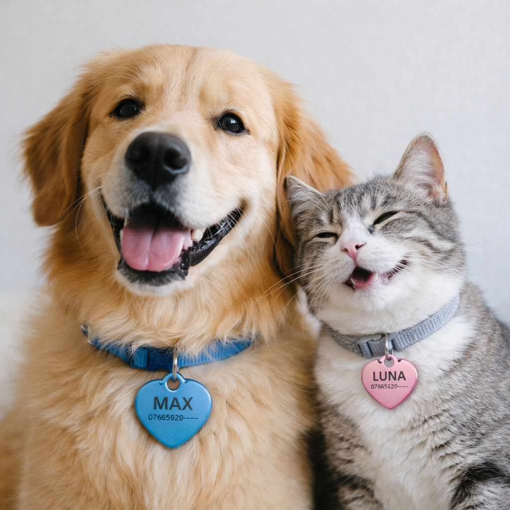 De ce contează un medalion personalizat pentru câini și pisici