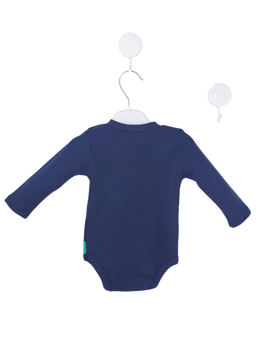 Body pentru băieți din bumbac 100% albastru închis cu imprimeu Bugs Bunny [2]