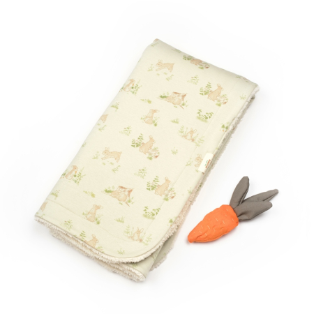 Noutăți - Paturica copii bumbac organic – 85x85 cm