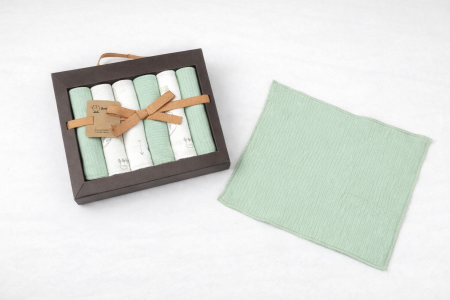 Accesorii vestimentare - Set museline bebe din bumbac – 7 bucăți