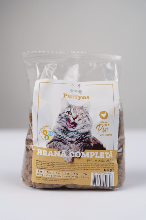 Puffyns 400g – pisici adulte, pui [1]