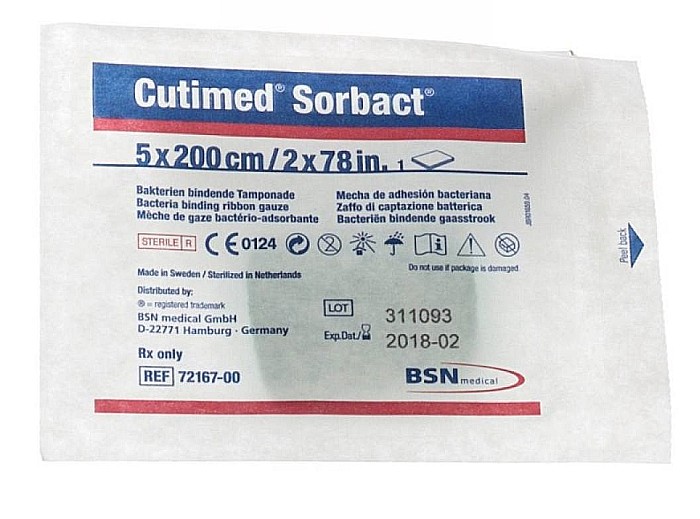 Pansament antimicrobian Cutimed Sorbact mesa [2]