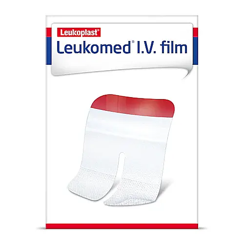 Plasturi transparenti fixare branula Leukomed IV film pediatric, cutie 50buc, 4.5cmx4.5cm [1]