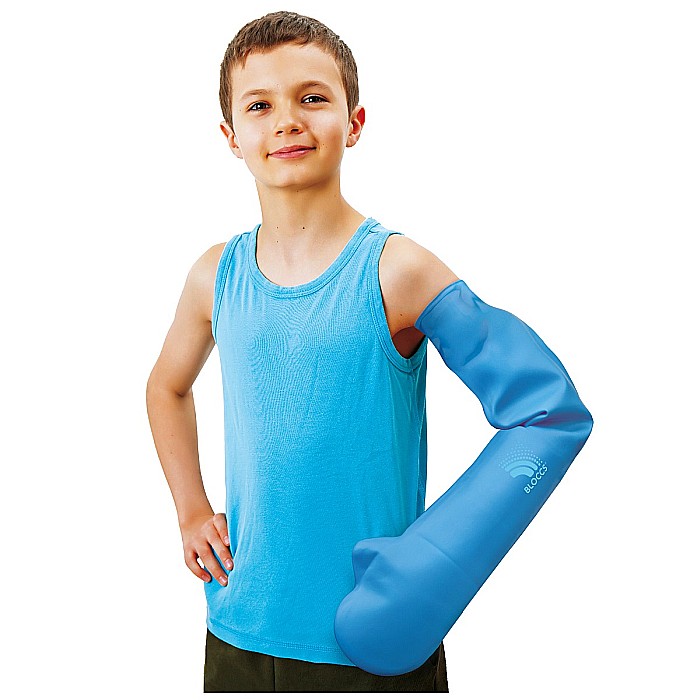 Protectie Bloccs pentru bandaj si ghips pentru mana copil,  marime XL, circumferinta mainii 22-28cm, lungime protectie 66cm [1]