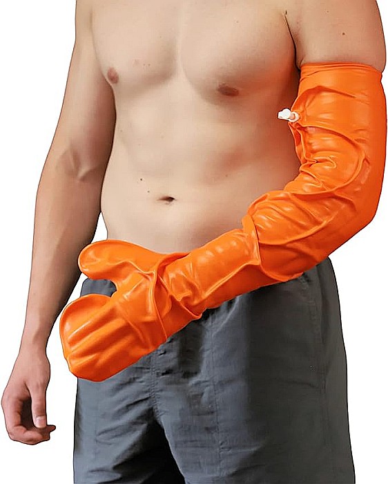 Protectie impermeabila de mana DryPro, pana la umar, marime L, circumferinta mainii peste 25 cm, lungime 80cm [1]