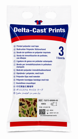 Tratamentul fracturilor - Fasa de imobilizare din rasina Delta-Cast Prints cu model pentru copii