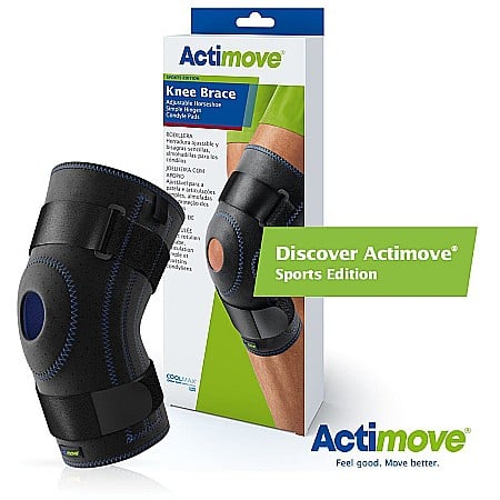 Suport genunchi Actimove - Orteza pentru genunchi mobila, cu tije laterale, Actimove Knee Brace