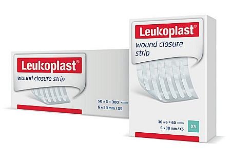 Plasturi si pansamente - Plasturi înlocuire suturi chirurgicale Leukoplast Strip 6mm x 38mm, cutie 50 blistere