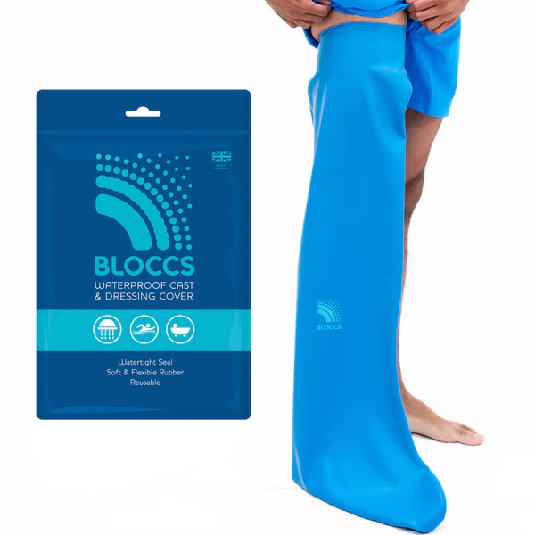 Protectie Bloccs pentru bandaj si ghips de picior, pentru adulti, picior lung, lungime 96cm, circumferinta picior 52-68cm - BLOCCS [0]