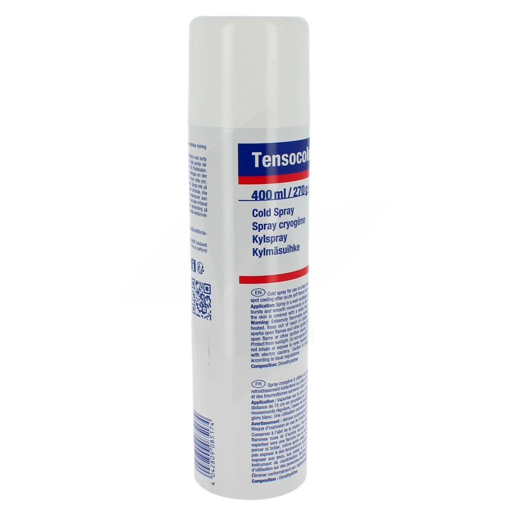 Terapie rece/calda - Spray cu efect de racire Tensocold 400ml cu dimetil eter, fara CFC - clorofluorocarburi
