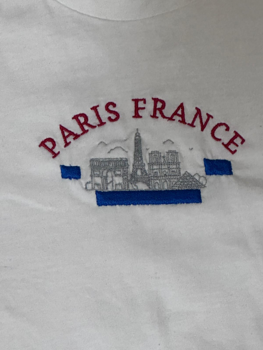 Tricou brodat model Paris [2]